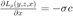 $\frac{\partial L_\rho(y,z,x)}{\partial x}=-\sigma c$