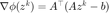 $\nabla \phi(z^k)=A^\top(Az^k-b)$