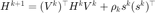 $H^{k+1}=(V^k)^\top H^kV^k+\rho_ks^k(s^k)^\top$